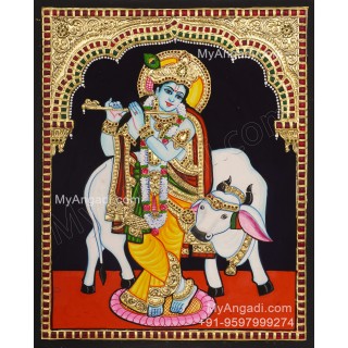 Krishna Tanjore Painting