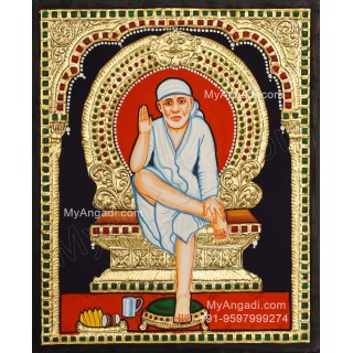 Saibaba Tanjore Painting