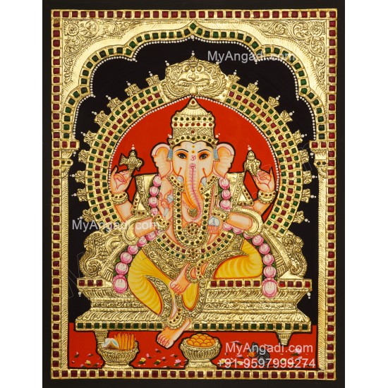 Ganesha Tanjore Paintings