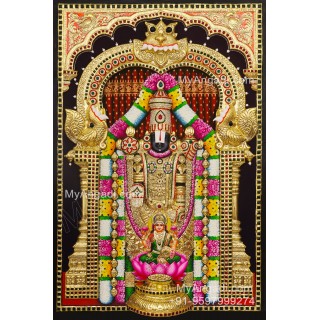 Balaji Lakshmi 3D Tanjore Painting