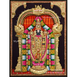 Balaji Lakshmi 3D Tanjore Painting