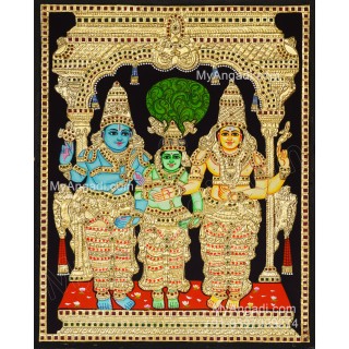 Meenakshi Thirukalyanam Tanjore Painting