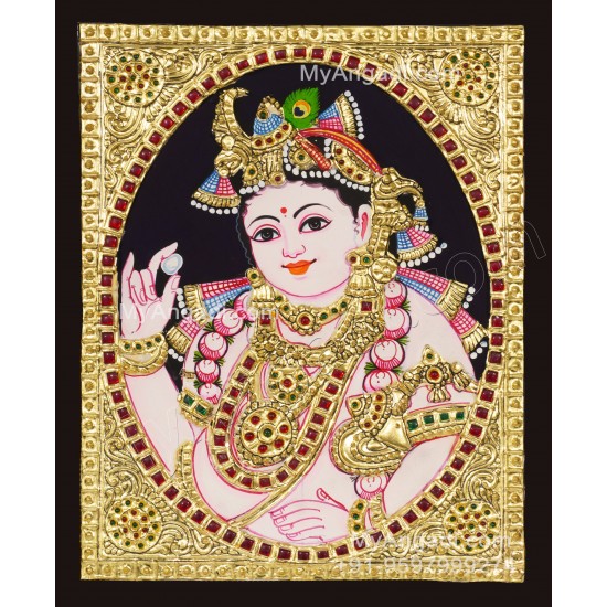 Krishna Tanjore Painting