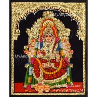 Samayapura Mariamman Tanjore Painting