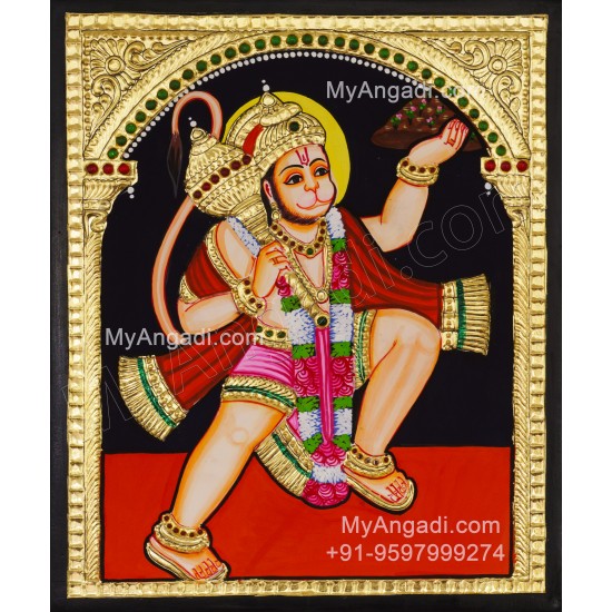 Hanuman Tanjore Painting