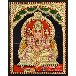 Ganapati Tanjore Painting