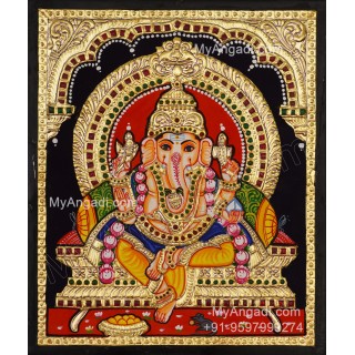 Ganapati Tanjore Painting Tanjore Painting