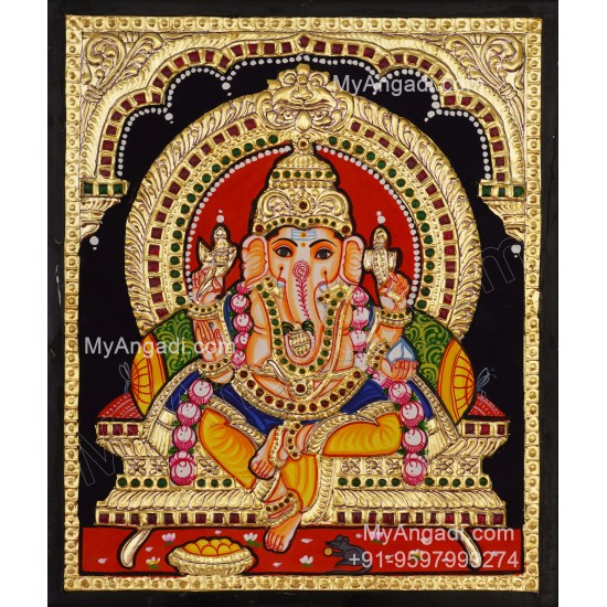 Ganapati Tanjore Painting Tanjore Painting