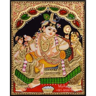 Krishna Tanjore Painting