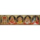 Panel Balaji Lakshmi Sivan Parvathi Ganesha Saraswathi Tanjore Painting