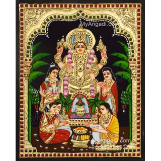 Satya Narayana Swami Tanjore Painting