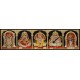 5 Panel Balaji Lakshmi Murugan Ganesha Saraswathi Tanjore Painting