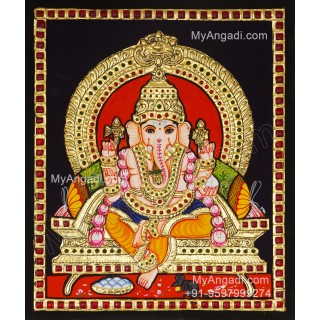 Ganesha Tanjore Painting