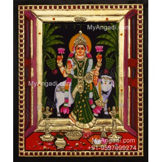GrahaLakshmi Tanjore Painting