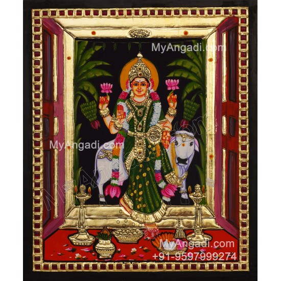 GrahaLakshmi Tanjore Painting