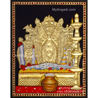 Manjunatha Swamy Tanjore Painting