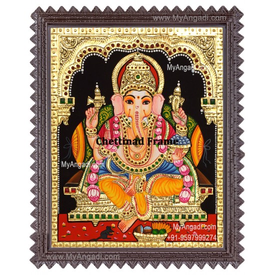 Ganapathi Tanjore Painting 