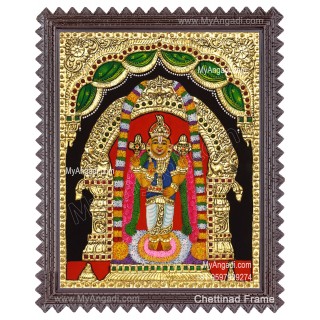 Kuladeivam Sendraya Perumal Tanjore Painting