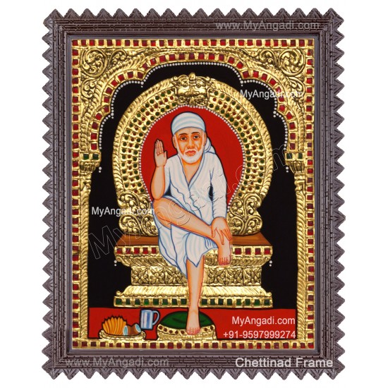 Saibaba Tanjore Painting