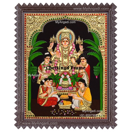 Sathya Narayana Swami Tanjore Painting