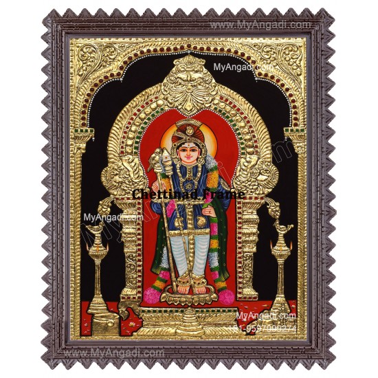 Palani  Murugan Tanjore Painting