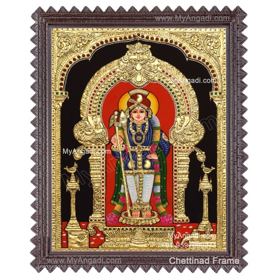 Raja Alangara Murugan Tanjore Painting