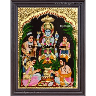 Sathya Narayana Tanjore Painting