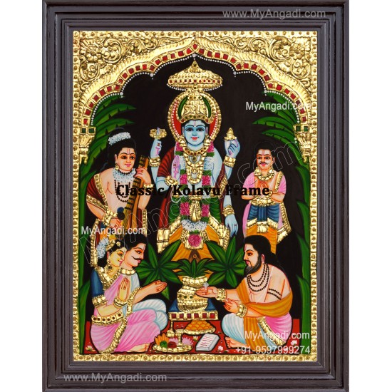 Sathya Narayana Tanjore Painting