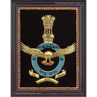 Logo Airforce Logo Tanjore Painting