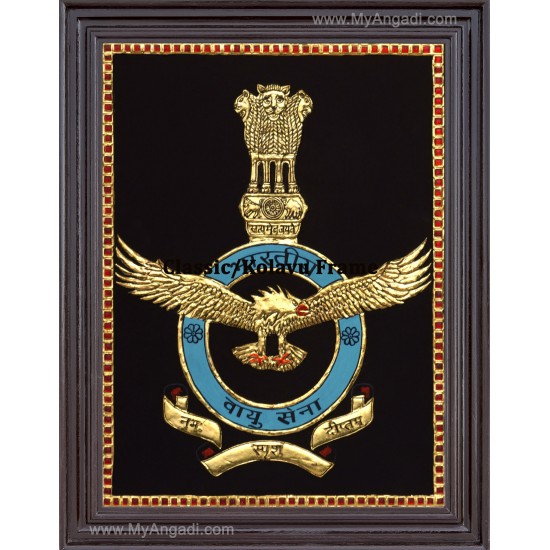 Logo Airforce Logo Tanjore Painting