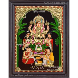Sathya Narayana Swami Tanjore Painting