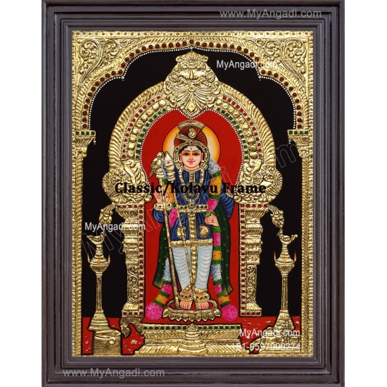 Palani  Murugan Tanjore Painting