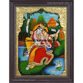 Radha Krishna Tanjore Paintings