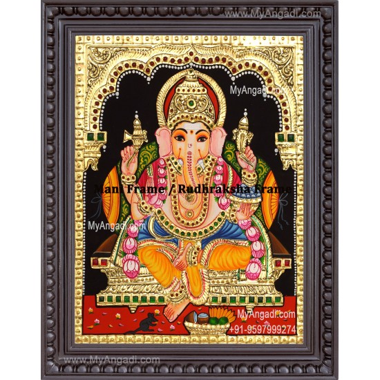 Ganapathi Tanjore Painting 
