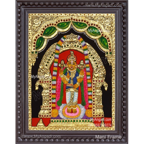 Kuladeivam Sendraya Perumal Tanjore Painting