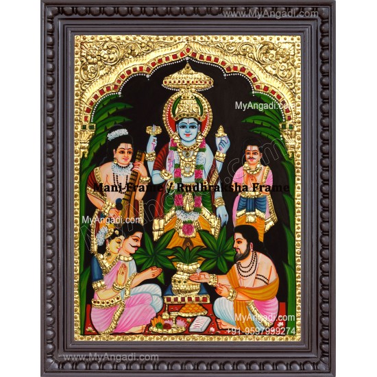 Sathya Narayana Tanjore Painting