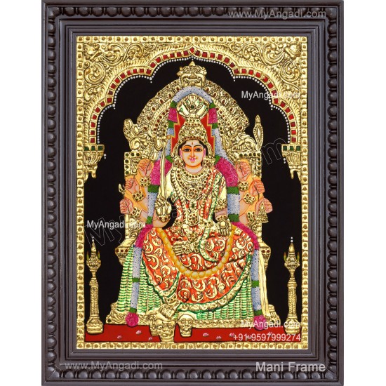 Samayapura Mariamman Tanjore Painting