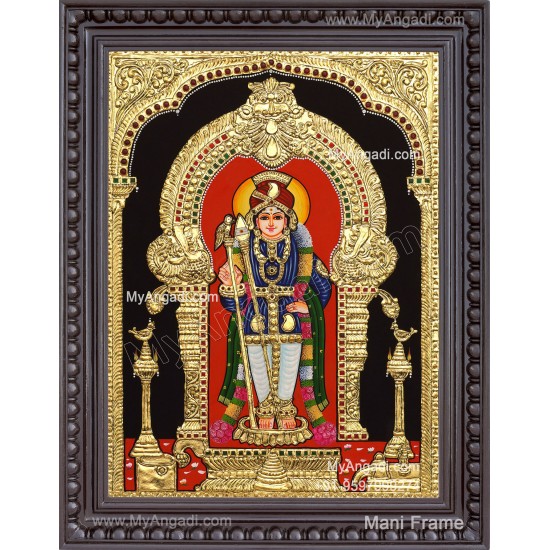 Raja Alangara Murugan Tanjore Painting