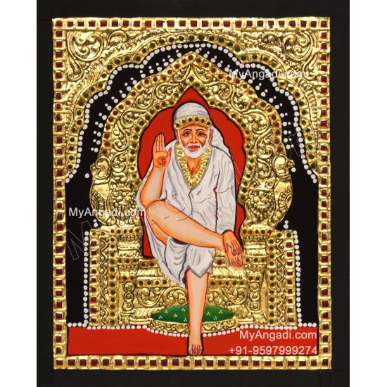 Saibaba Tanjore Painting