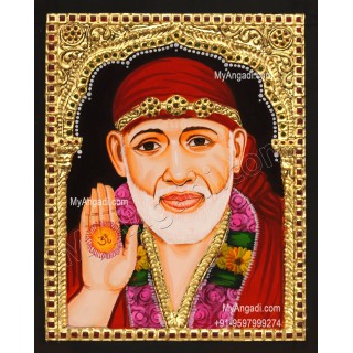 Shirdi Saibaba Tanjore Painting