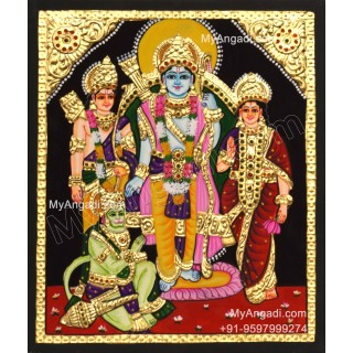 Ram Darbar Tanjore Painting