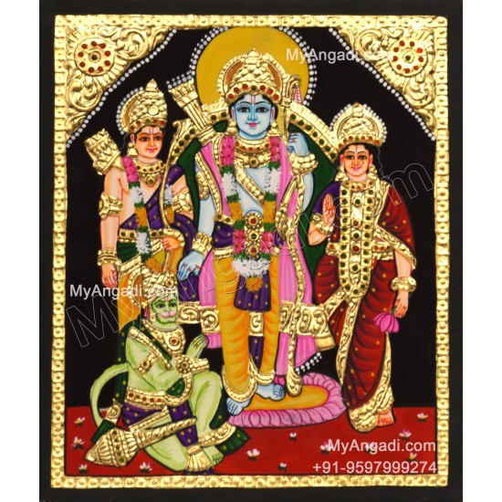 Ram Darbar Tanjore Painting