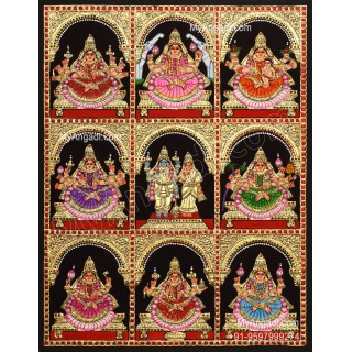 Ashtalakshmi Tanjore Paintings