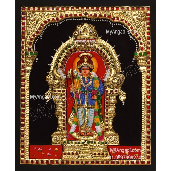 Murugan 3D Tanjore Painting