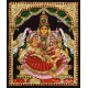 Gajalakshmi 3d Embossed Tanjore Painting