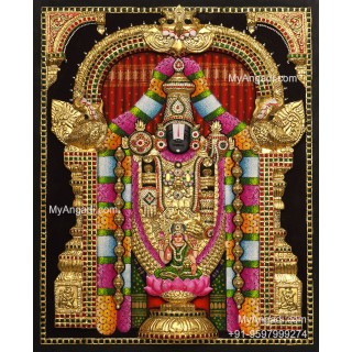 Balaji Lakshmi 3D Tanjore Painting