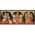 3 Panel Sivan parvathi Gajalskshmi Ram Darbar Tanjore Painting