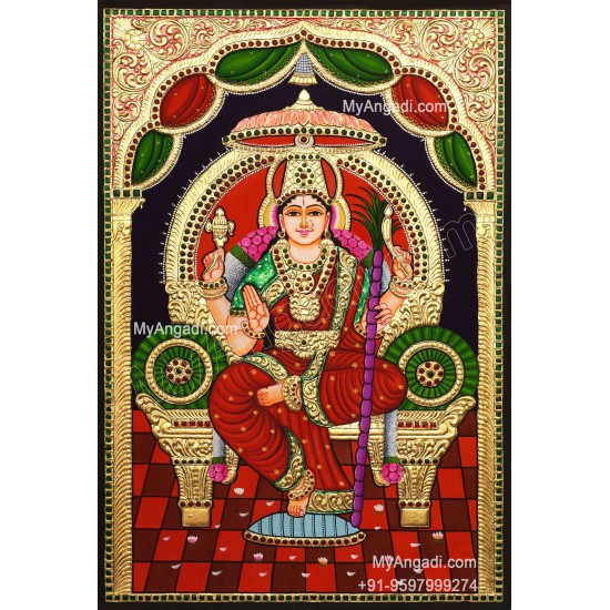 Lalitha Devi Tanjore Painting