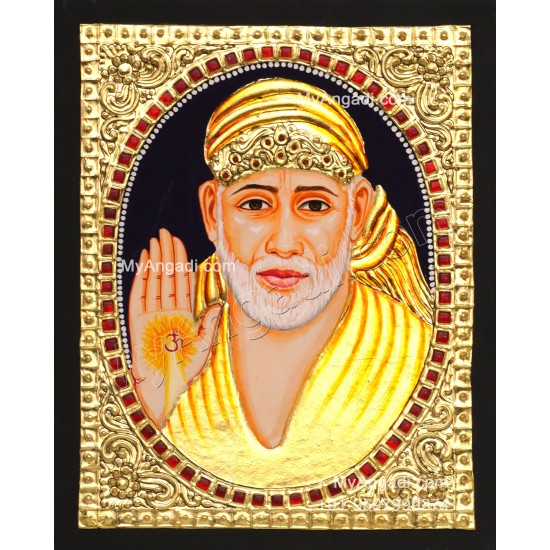 Shirdi Sai Baba Tanjore Painting