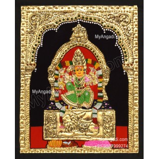 Kariyakali Amman Tanjore Painting